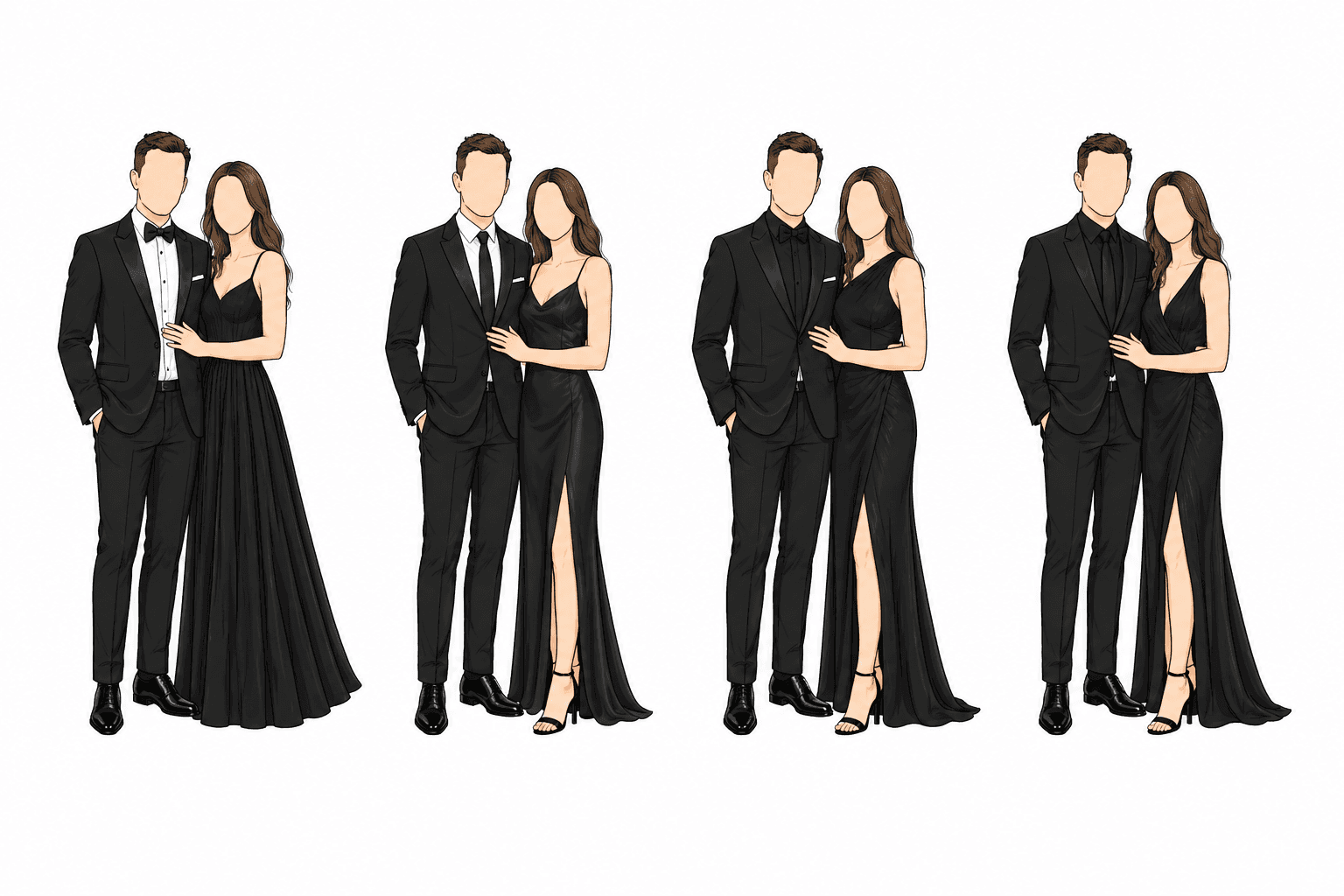 Black tie dress code